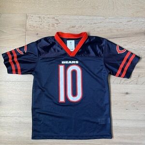 NFL Chicago Bears Trubisky #10 YOUTH Sz L (12/14) NIKE DRY Jersey *X8